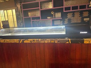 Vitrina Barra LED 7 Bandejas