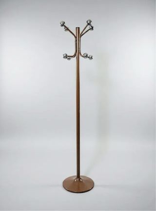 Perchero Metálico Vintage Años 80