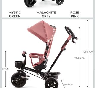 Triciclo Kinderkraft AVEO Rosa