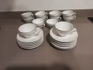 Juego de café vintage de porcelana