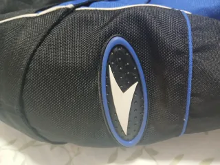 Chaqueta Biker Moto AXO Negra y Azul