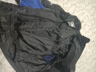 Chaqueta Biker Moto AXO Negra y Azul