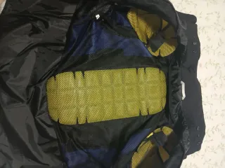 Chaqueta Biker Moto AXO Negra y Azul