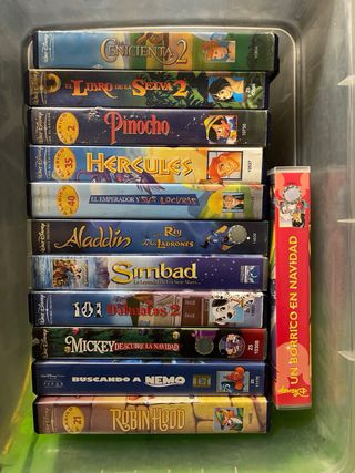 Colección 87 VHS Disney Clásicos