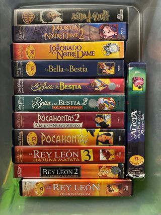 Colección 87 VHS Disney Clásicos