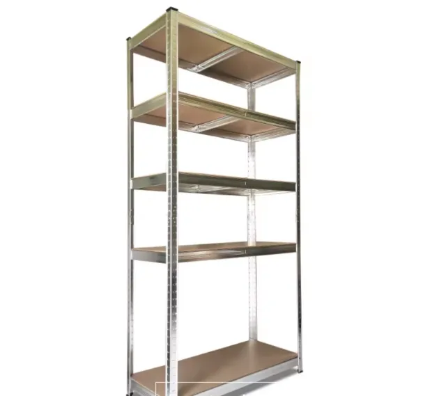 Estantería Metálica 5 Niveles Madera