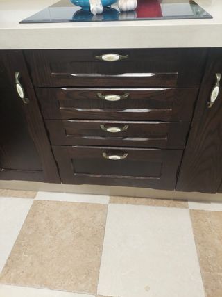 Muebles de cocina madera y metal