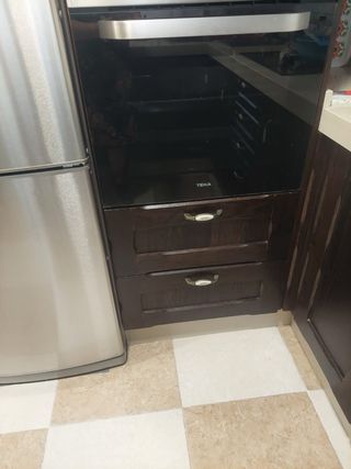 Muebles de cocina madera y metal