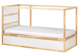 Cama litera de madera