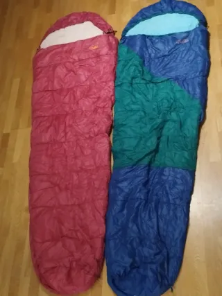 Set Camping: Tienda, Sacos y Colchones