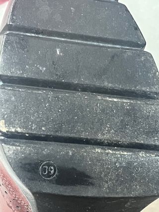 Zapatos de tacón mujer burdeos 39