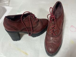 Zapatos de tacón mujer burdeos 39