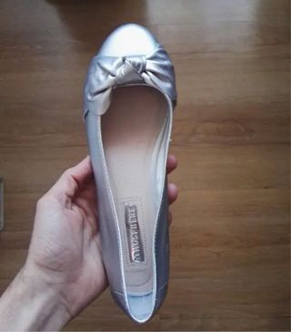 Manoletinas Atmosphere plateadas