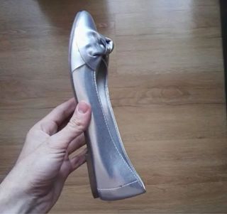 Manoletinas Atmosphere plateadas