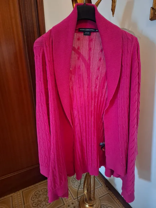 Cardigan Ralph Lauren Rosa