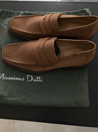 Zapato Massimo Dutti, marrón, talla nº 43. Nuevo