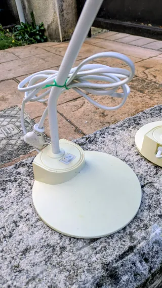 Lámpara de escritorio blancas