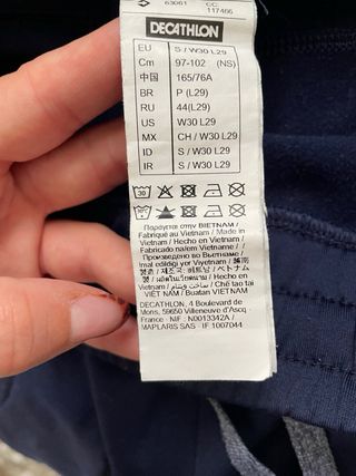 Pantalón de chándal Domyos azul