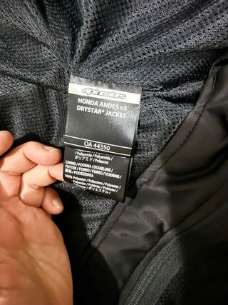 Chaqueta y pantalón moto Alpinestars Honda