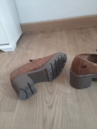 Mocasines cuña mujer talla 37