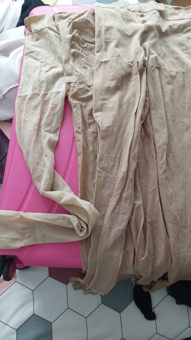 Medias compresión color tostado talla M