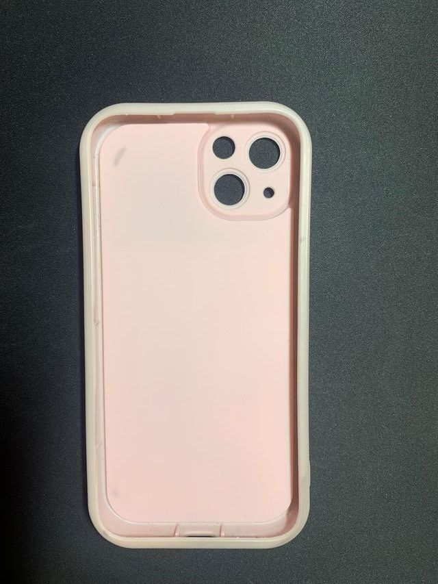 Custodia per iPhone 13 rosa con porta carte