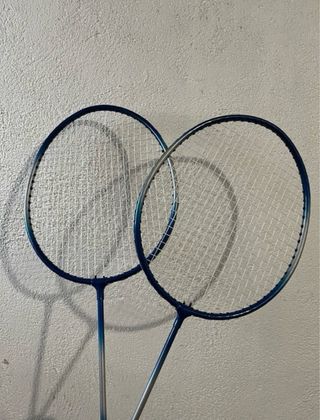 Raquetas de bádminton con funda y volantes