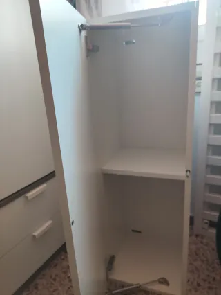 Armario Mueble Vitrina Blanco