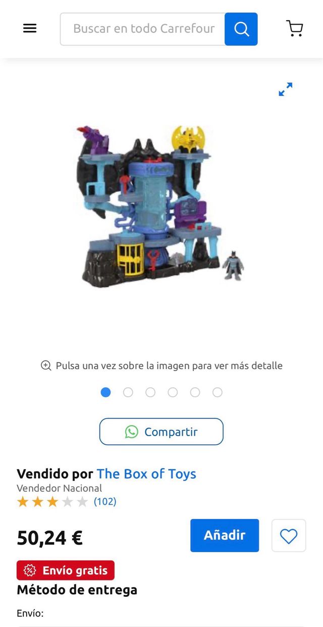 Batwheels Batcueva Juguete