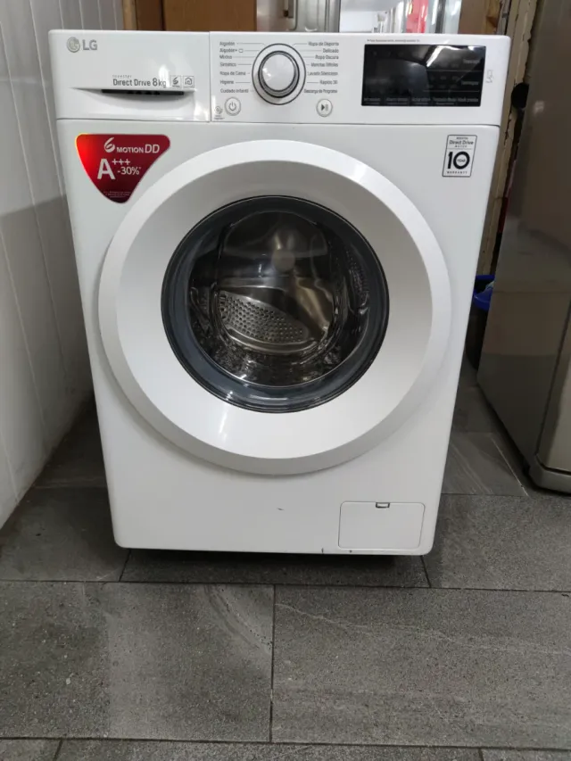 Lavadora LG 8kg A+++ 1200rpm con Garantía 
