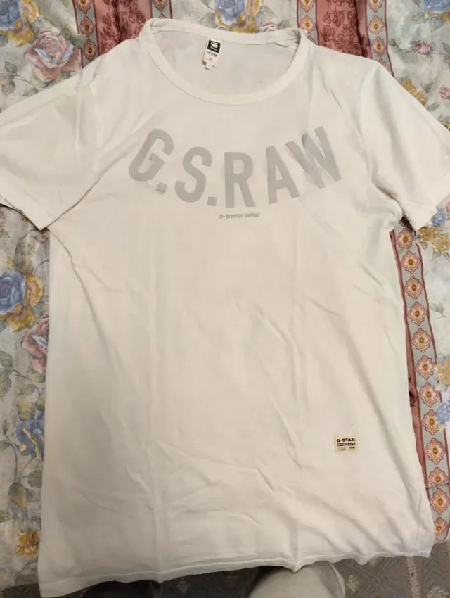 Camiseta G-Star RAW Blanca Talla S