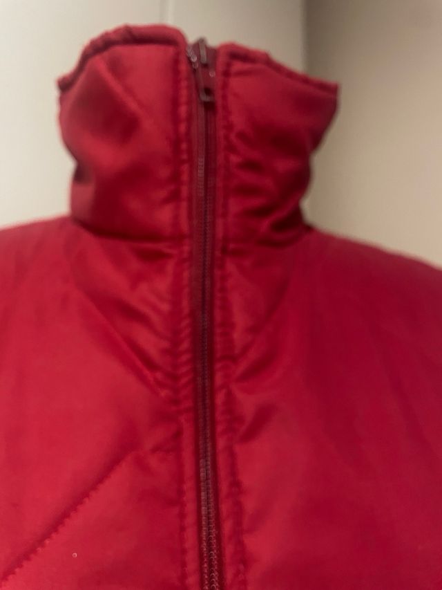 Gilet imbottito bordeaux 