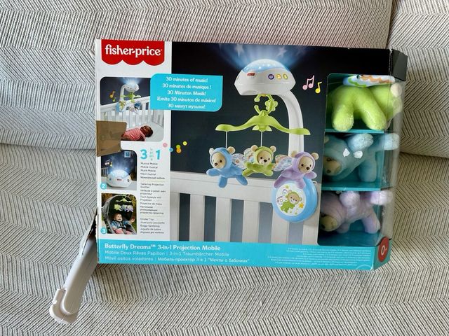 Móvil Cuna Fisher-Price Proyector Ositos