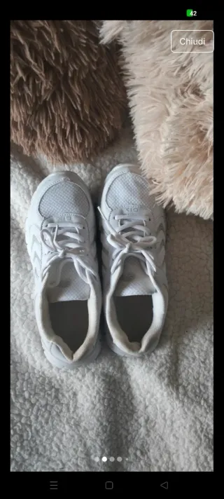 Scarpe da ginnastica bianche