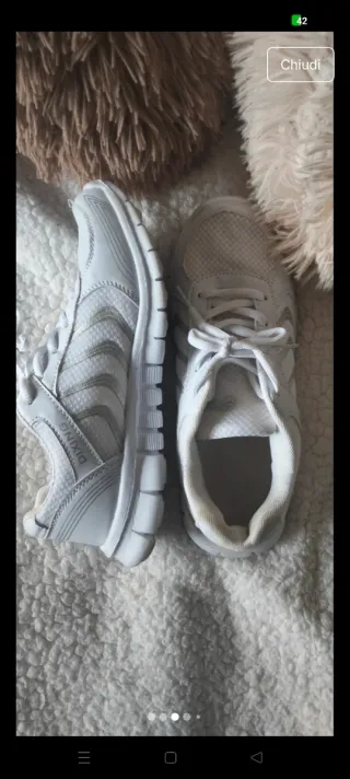 Scarpe da ginnastica bianche