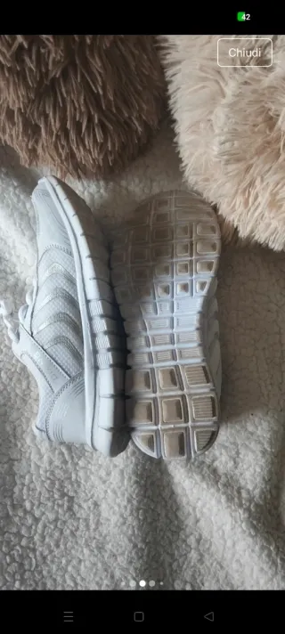 Scarpe da ginnastica bianche