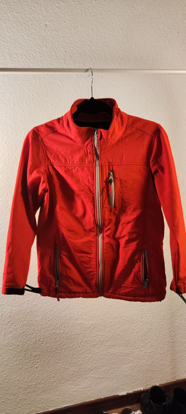 Polar rojo con cremallera