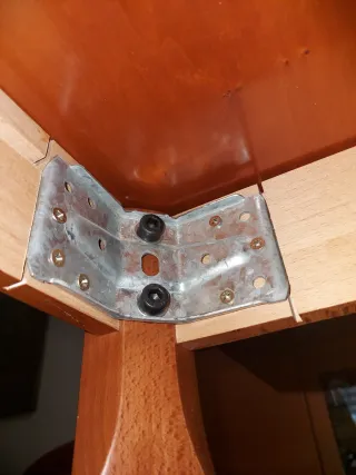 Mesa de comedor plegable de madera