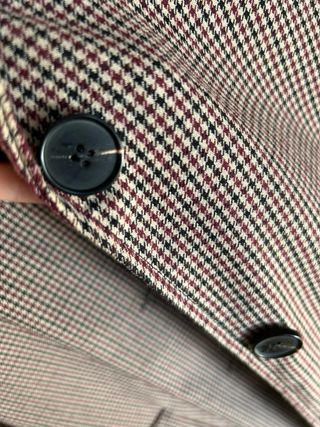 Americana cuadros vichy marrón