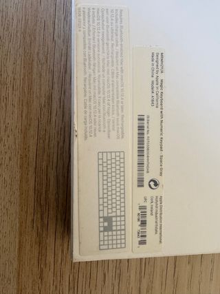 Teclado Magic Keyboard Apple Space Gray Sin uso