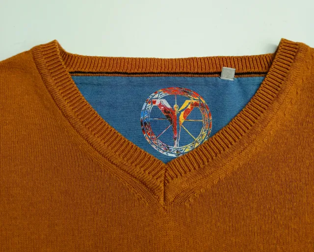 Jersey Carlo Colucci Cuello Pico Talla M