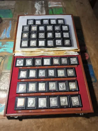 Sellos Plata 999 Seli-D'Or - Colección 48 Piezas