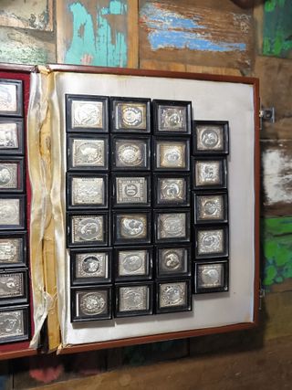 Sellos Plata 999 Seli-D'Or - Colección 48 Piezas