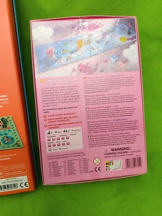 Juegos de mesa infantiles Parchís y Unicornio
