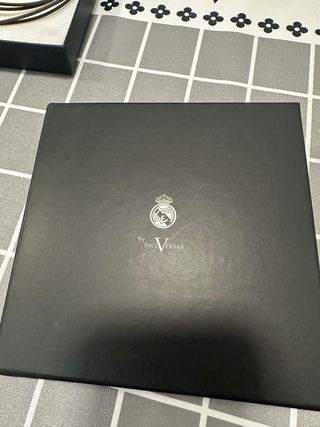 Lote Cartera Piel y Collar Cuero Real Madrid