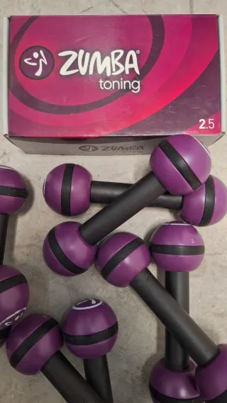 Mancuernas Zumba Toning 2.5 Lb Morado