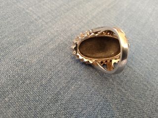 Anillo Plata y Ónix Negro Ovalado