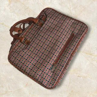 Bolso portátil MSK estampado