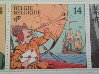 Sellos Bélgica 1991 Cómic