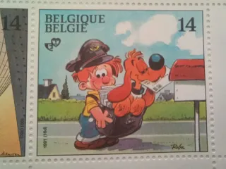 Sellos Bélgica 1991 Cómic